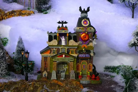 Lemax broken bell telephone co. huisje Spooky Town  2024 - afbeelding 4