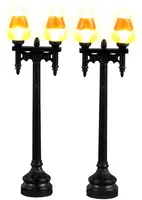 Lemax candy corn street light, set of 2, b/o (4.5v accessoire Spooky Town  2023