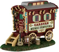 Lemax caravan music festival kerstdorp tafereel Carnival  2024 - afbeelding 5