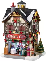 Lemax carolers cafe kersthuisje Caddington Village  2023