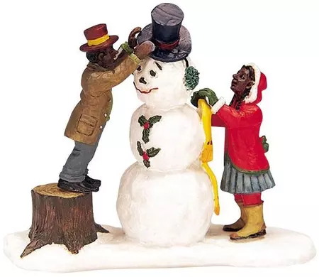 Lemax dressing mr. snowman kerstdorp figuur type 3 Caddington Village  2003
