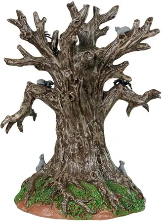 Lemax evil spooky tree tafereel Spooky Town  2024 - afbeelding 4