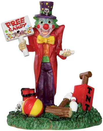 Lemax free candy clown figuur Spooky Town  2013