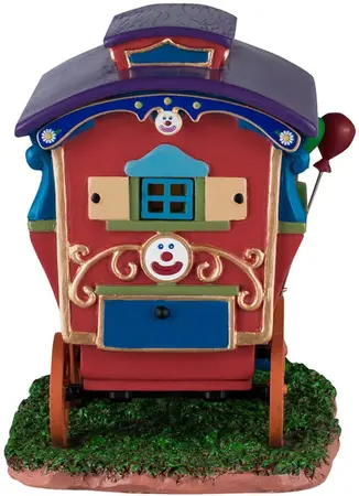 Lemax friendly the clown caravan kerstdorp tafereel 2024 - afbeelding 5