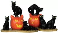 Lemax halloween cats s/2 figuur Spooky Town  2011