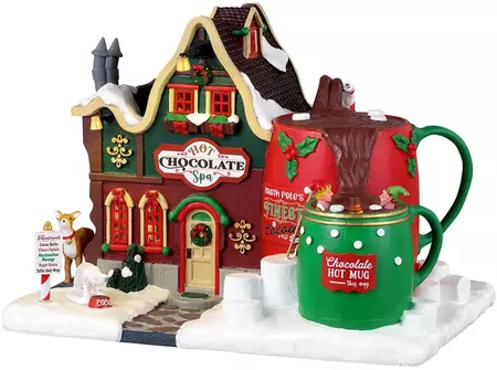 Lemax hot chocolate spa kersthuisje Santa's Wonderland  2023 - afbeelding 1