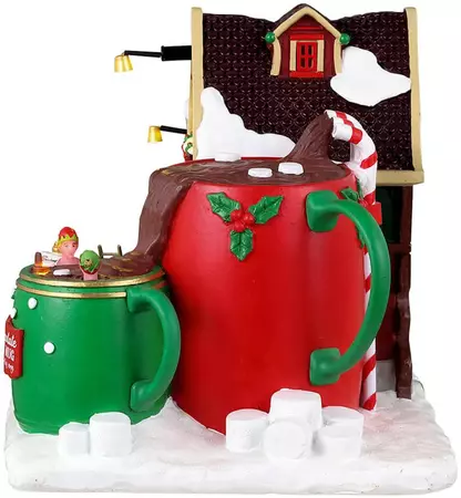 Lemax hot chocolate spa kersthuisje Santa's Wonderland  2023 - afbeelding 3