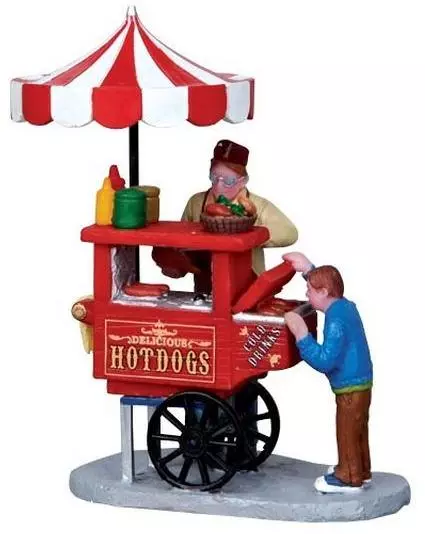 Lemax hot dog cart kerstdorp figuur type 4 Carnival  2011 - afbeelding 2