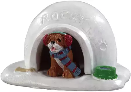 Lemax igloo doghouse kerstdorp accessoire Vail Village  2019