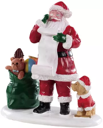 Lemax naughty or nice santa kerstdorp figuur type 3 Santa's Wonderland  2019