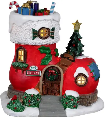 Lemax no. 3 elf lane kerstdorp tafereel Santa's Wonderland  2022 - afbeelding 5