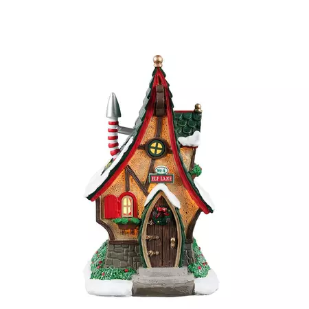 Lemax no. 4 elf lane kerstdorp tafereel Santa's Wonderland  2022 - afbeelding 2