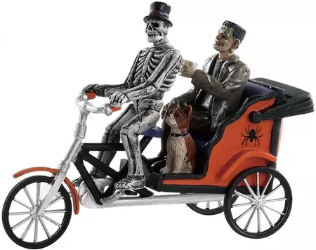 Lemax pedicab ride figuur Spooky Town  2018