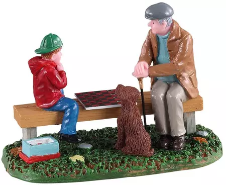 Lemax playing with gramps kerstdorp figuur type 4 2021