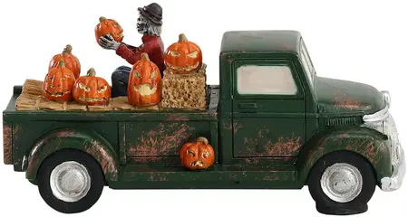 Lemax pumpkin pickup truck tafereel Spooky Town  2018 - afbeelding 4