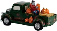 Lemax pumpkin pickup truck tafereel Spooky Town  2018 - afbeelding 1