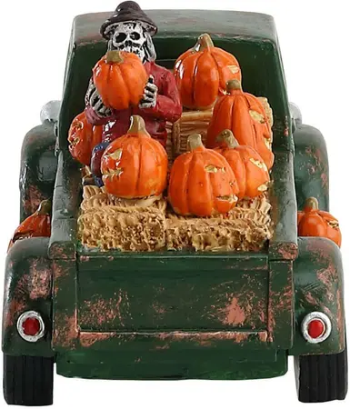 Lemax pumpkin pickup truck tafereel Spooky Town  2018 - afbeelding 2