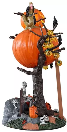 Lemax pumpkin tree house tafereel Spooky Town  2021 - afbeelding 2