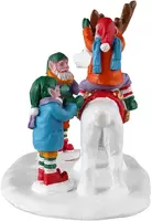 Lemax reindeer snowman kerstdorp tafereel Santa's Wonderland  2023 - afbeelding 3