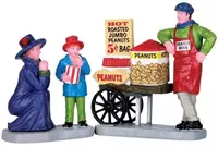 Lemax roasted peanut treats, s/2 kerstdorp figuur type 5 Caddington Village  2016