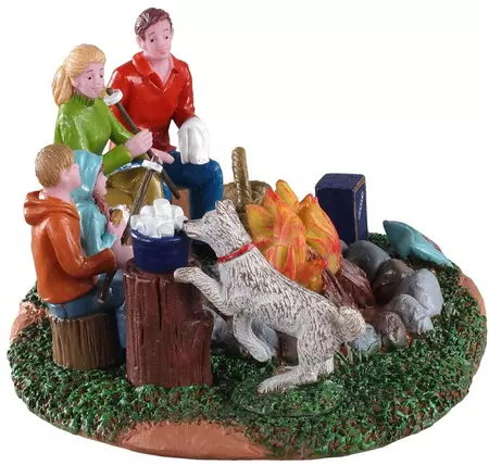Lemax s'more family fun kerstdorp tafereel Harvest Crossing  2020 - afbeelding 2