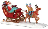 Lemax santa''s sleigh kerstdorp tafereel 2015