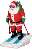 Lemax santa skier kerstdorp figuur type 2 Vail Village  2015