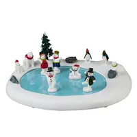 Lemax secret snowman ball schaatsbaan Vail Village  2024