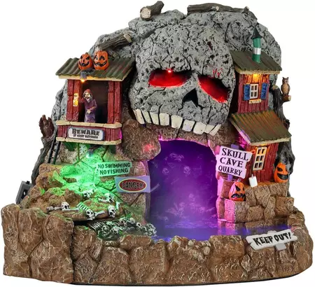 Lemax skull cave quarry tafereel Spooky Town  2021