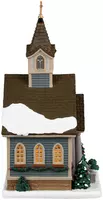 Lemax small town church verlichte kerk Caddington Village 2023 - afbeelding 2