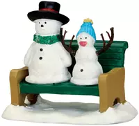 Lemax snowdad & snowbaby kerstdorp figuur type 2 Vail Village  2015