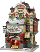 Lemax st. nick's wooden shoe shop kersthuisje Caddington Village  2023 - afbeelding 1