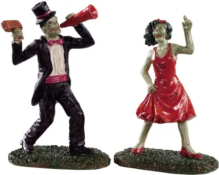 Lemax the dancing dead, set of 2 figuur Spooky Town  2019