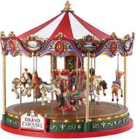 Lemax the grand carousel bewegende draaimolen Carnival 2018