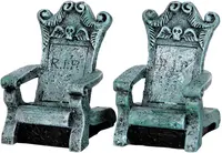 Lemax tombstone chairs, set of 2 accessoire Spooky Town  2013