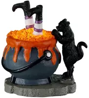 Lemax witchy cauldron accessoire Spooky Town  2022