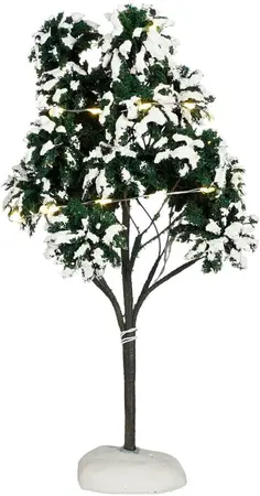 Luville General Snowy tree lighted