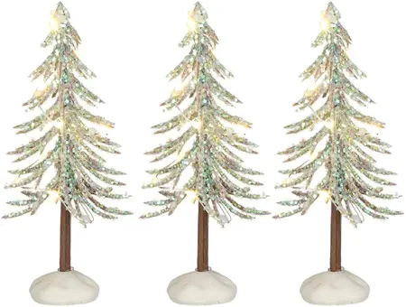 Luville General Snowy tree white lighted