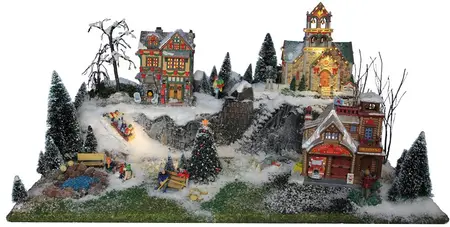 My Village Basis kerstdorp gletsjer 78x25cm - afbeelding 2