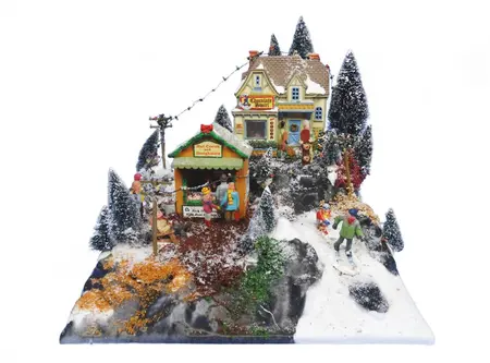 My Village Basis kerstdorp mini piste 39x38cm - afbeelding 2