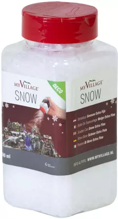 My Village Sneeuw extra fijn, strooi- en bewaarbus 500ml - afbeelding 1